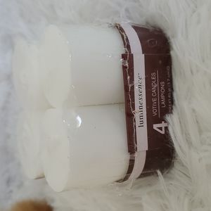 New 4 Luminessence Votive Candles